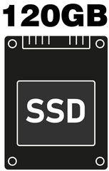 SSD об'ємом 120GB